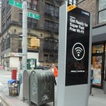 Looking northeast at soon to work LinkNYC station